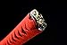 Mastergoswords Real Samurai Sword Sharp Blade Battle Ready Katana Handmade Japanese Sword with Blue/Red Scarbard (Red)