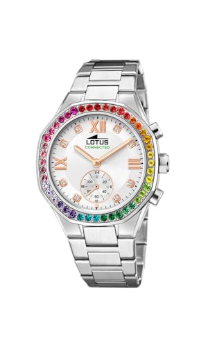 LOTUS Reloj Mujer 18924/5 Connected Caja de Acero Inoxidable 316l Plateado Correa de Acero Inoxidable 316l Plateado