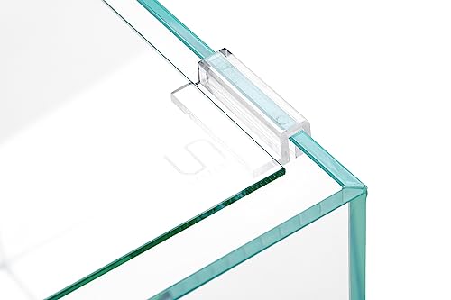 Ultum Nature Systems Aquarium Lid For Rimless Aquariums - Ultra Clear Low Iron Glass Fish Tank Cover With Clips (60A, 22.83 X 10.63 In) #TOP3
