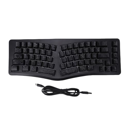 Clavier de jeu filaire compact 69 touches ergonomique RVB rétroéclairé Type-C