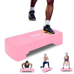 POWRX Rosa Aerobic Stepper Board 68x28 cm