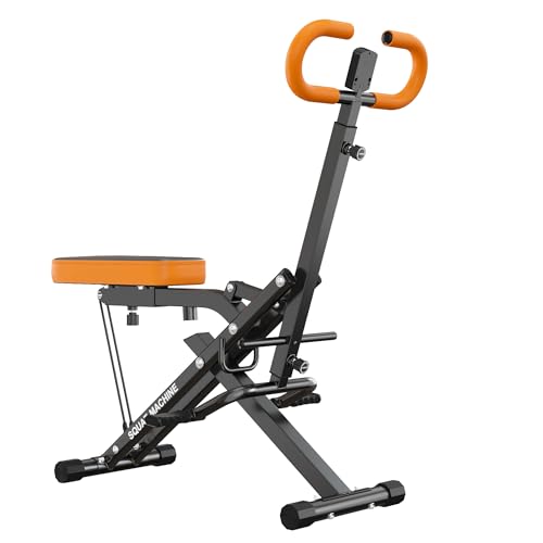 Image of SogesPower Squat Machine Rowing Machine for Home