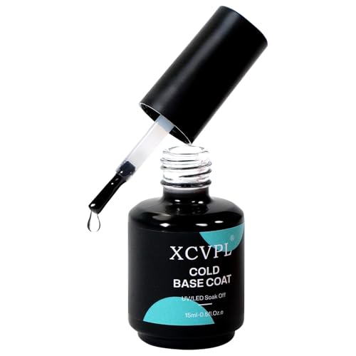 Nails Gel Base Coat - Long-Lasting Formula with Strong Adhesion, No Discoloration, Easy Application, Lasts Over 4 Weeks,UV, Protects Natural Nails