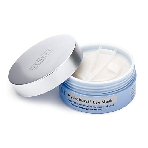 Dr. Denese Skinscience Hydroburst Eye Mask Cooling With Collagen, Hyaluronic Acid, Gold Powder & Hydrolyzed Collagen - Reduce Look Of Lines, Wrinkles & Puffiness Around Eyes - Cruelty-Free - 60 Count #TOP1