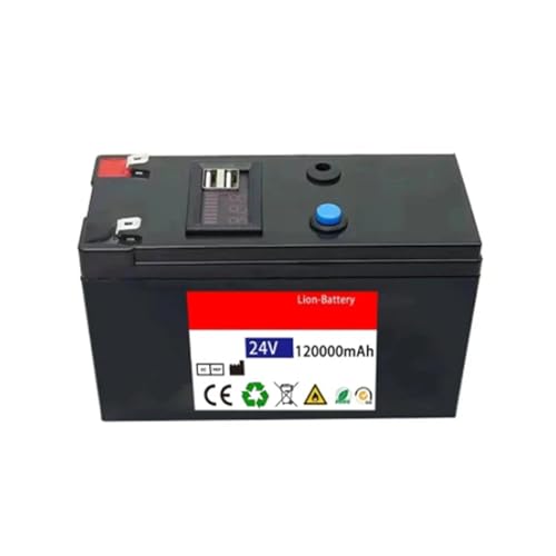 24V 120AH Energiespeicherbatterie Tragbarer Lithium-Ionen-Akku Hochleistungs-Lithium-Ionen-Akku Mit USB-Anschluss Und Ladezustandsanzeige 24V