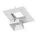 WAC Lighting HR-3LED-TL820-WT Aether - 6" LED Square Trimless Spackle Frame, White Finish