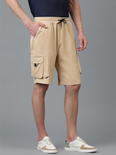 Image of KOTTY Men's Cargo Shorts with Multiple Pockets - Ideal for Hiking & Adventure