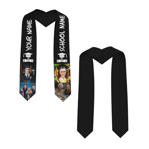 LAIFU Custom Graduation Stole for Graduates Perfect Congratulation Gifts for Graduation Stole Class of 20242