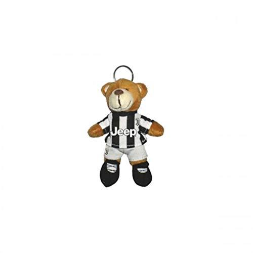 F.C. Juventus Turin - Llavero de 12 cm, diseño de Oso de fútbol con Camiseta Oficial