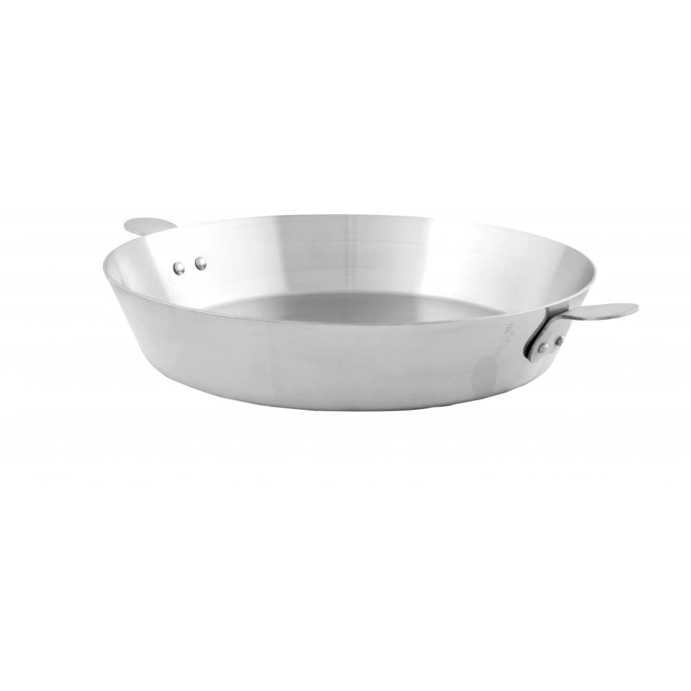 Mauviel M'Passion - Stampo Tarte Tatin in acciaio inox, con orecchie, 28 cm, prodotto in Francia