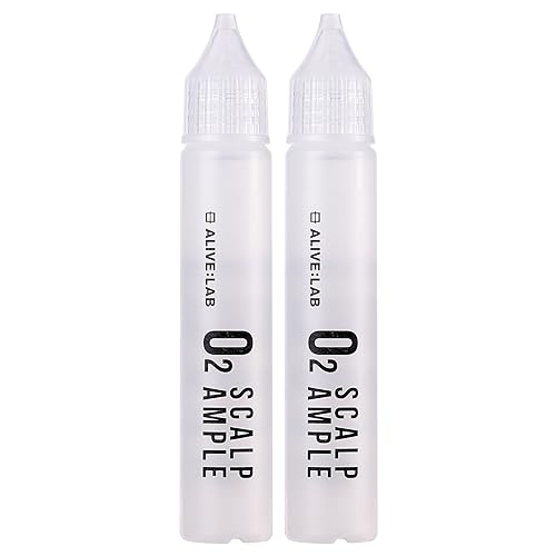 ALIVELAB O2 Scalp Ampoule – Leave-in Anti-Dandruff, Anti-Itch Scalp Care Serum – Soothing & Hydrating Formula for Dry, Flaky Scalp – Promotes Healthy Hair & Reduces Irritation – (2 x 0.85 fl.oz)