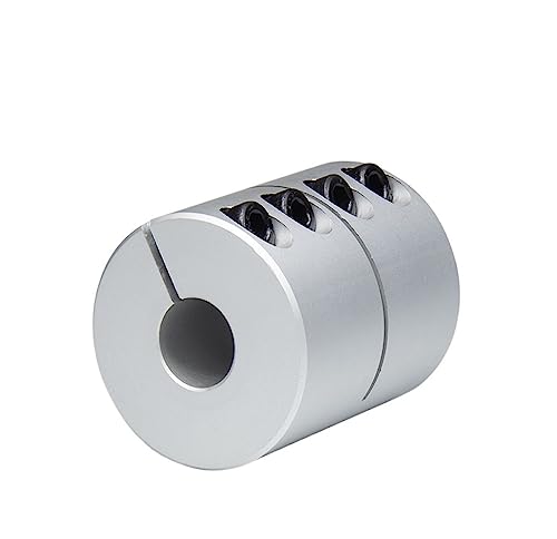 Rigid coupling,Stainless steel rigid coupling 1pcs D25L40 Rigid Coupling Shaft Rod Coupler Section CNC Stepper Motor Carving Machine Screw(6X6.35)