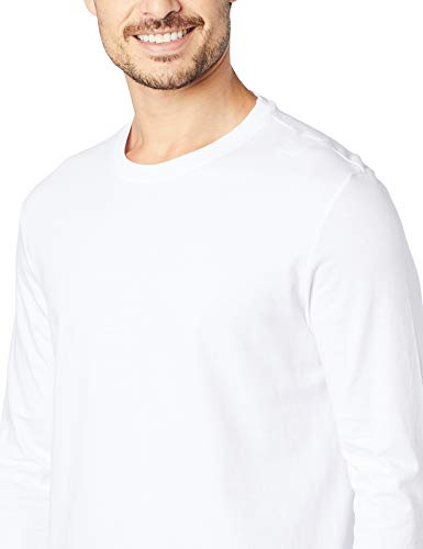 Camiseta manga longa regular World, Hering, Masculino, Branco, G