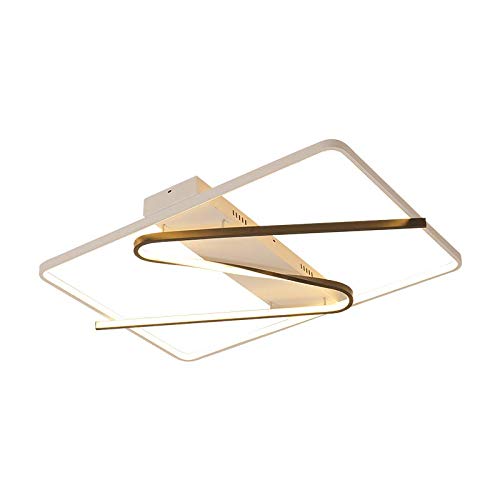 GLETSF Lámpara De Techo Moderna Led Empotrada, Iluminación Inteligente para Sala De Estar, Dormitorio, Vestíbulo, Escaleras, Lámpara Decorativa De Pared, Regulable, L9658245, 90