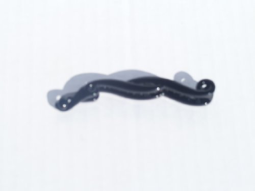 Small Banana Hair Clip Ponytail Holder (Black-design) 3 1/2"