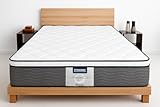 Restonic Colchón Resortes Bonnell Ortopédico Antiácaros Semi Firme con Colchoneta Superior...