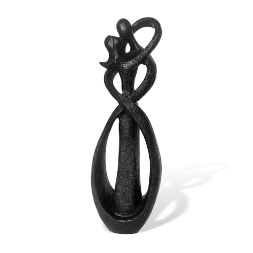 Resin Couple Modern Sculptures Home Decor Romantic Gift for Weddings Valentine's Day and Anniversaries Decoration Figurine for Girlfriend, Bridal Shower, Engagement - Image 5