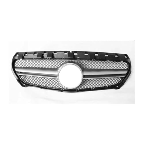 Grille pare-choc avant pour Benz CLA W117 2017-2018 calandre centrale maille argent