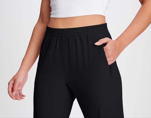 Yogipace Women's Petite/Regular Lightweight Outdoor Golf Ankle Pants Water-Resistant UPF 50+ Travel Hiking Casual Pants4