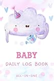 All-In-One Baby Daily Log | Purple Cloud: Simple Routine Tracker For Babies & Toddlers | Feeds, Sleep, Diapers, Activities & More | Perfect For Newborns & Nannies -  Independently published