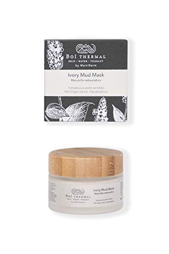 Boí Thermal Ivory Mud Mask. Mascarilla Facial Restauradora. Efecto Reparador Y Reconfortante Para Pieles Sensibles. Cosmética Natural Y Vegana. Hipoalergénico. 50 ml Cover