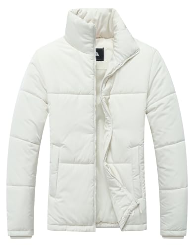TDYPCI Women's Warm Winter Coat Waterproof Puffer Jacket Full-Zip Lightweight Winter Jacket