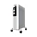 Cecotec Radiatore Ad Olio 9 Moduli Readywarm 950 Space White. 2000W, Riscalda Fino A 20M². Termostato Regolabile, Tecnologia Warmspace, Facile Trasporto Con Easygo. Ideale Per Piccoli Ambienti. immagine