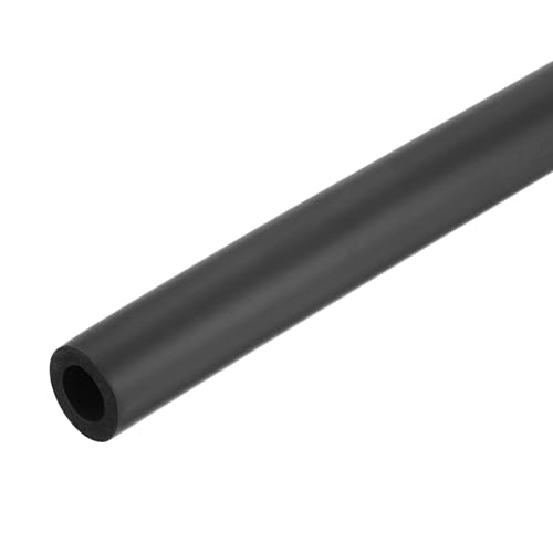 Image of uxcell Foam Tubing for Handle Grip Support, 16mm(5 /8 inch) ID 26mm(1 inch) OD 1m Length Black