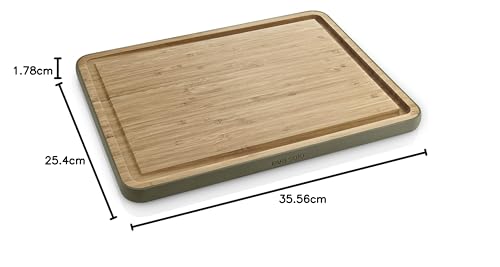 Planche à découper en bambou Green Tool avec rainure à jus - 6