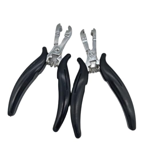 Alicates de extensión de cabello de punta plana para transformar tu melena en casa 3