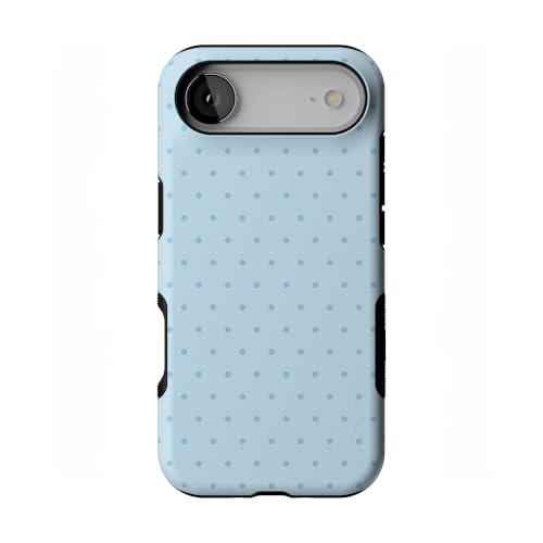 Casely iPhone 17 Air Case | On the Dot | Blue Monochrome Polka Dot | Bold Protective Design | Compatible with MagSafe