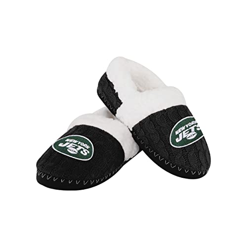 Image of FOCO Womens NFL Team Color Moccasin Slippers | Casual Slippers