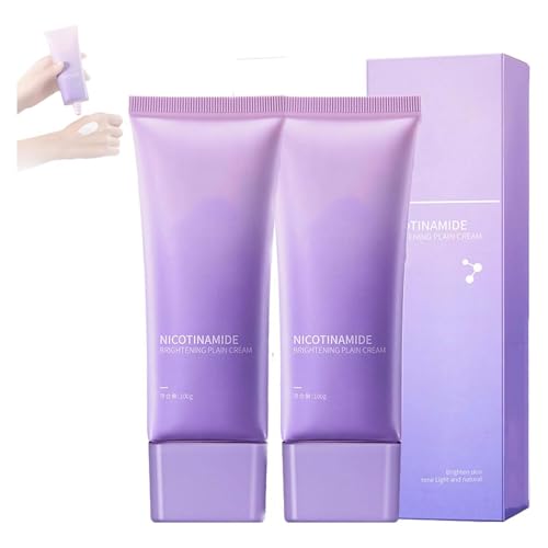 Crema aislante de niacinamida para la cara, crema facial de niacinamida, crema de maquillaje de vitamina C Swarous, Five Fold Vc Skin Care Vitamina C 5 en 1 funciones multicrema, corrector suave