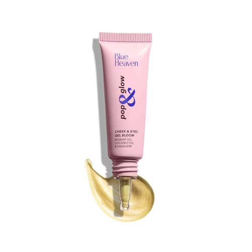 Blue Heaven Pop & Glow Eye & Cheek tint Highlighter for face make...