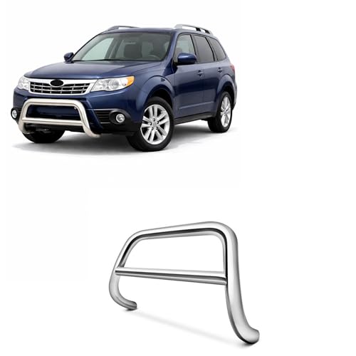 Image of Black Horse A Bar No Skid Plate Stainless Steel Compatible with 2009-2013 Subaru Forester-BBSU01SS