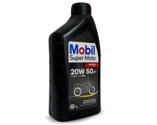 Oleo de Moto Mobil Super Moto 20w50 Mineral 4t 1lt