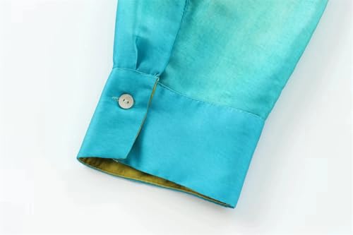 Women 2 Pieces Tie Dye Print Shirt Top Straight Leg Pants Sets for Outfit Two Piece Set4