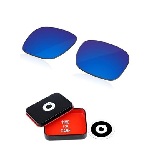 OWORK Lentes de reposição de policarbonato de 1,8 mm para óculos de sol Oakley Portal OO9446 - Azul gelo