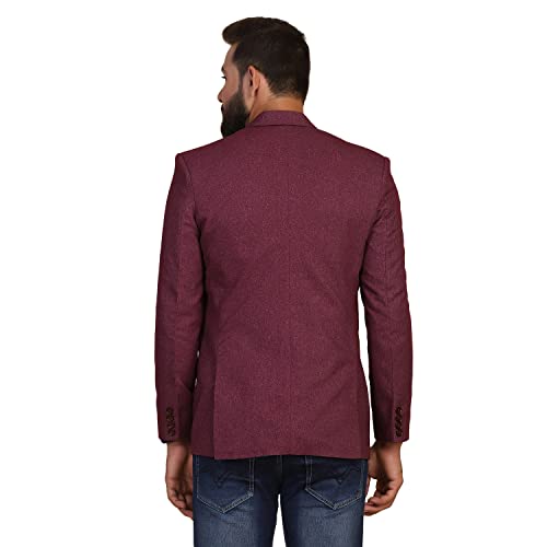 Image of TAHVO Grey Notched Lapel Blazer with Hanky