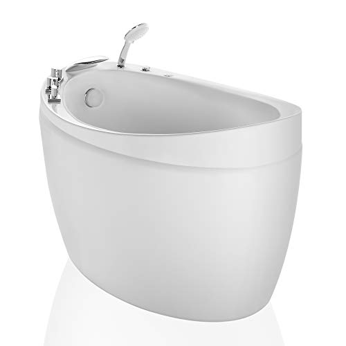 Empava 48 Inch Acrylic Luxury Freestanding Bath Hot Whirlpool Soaking SPA Air Massage