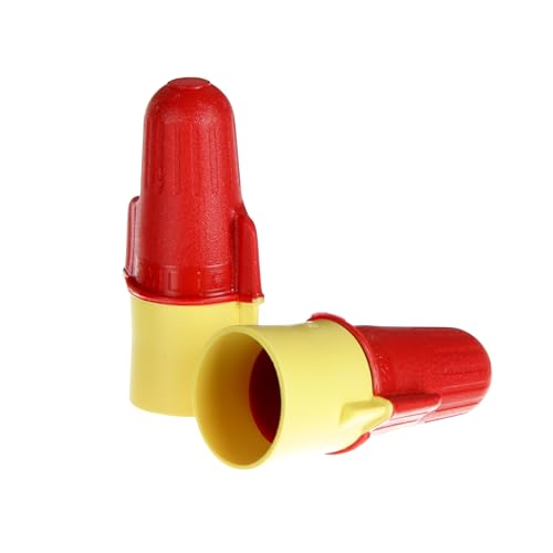 3M Performance Plus Wire Connector R/Y+JUG, Red/Yellow, Flexible Steel Spring Connectors, Copper, CSA Certified, UL Listed, Jug of 500, 22-8 AWG
