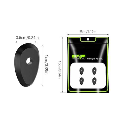 Générique Bike Gear Shifter, Cycling Lever, 0.39x0.24x0.04 Inches Lightweight Button Washer Shift Component, Bikes Shifters for Road, City, Tricycle, Riding, Commuting, Touring, Repair, Maintenance – Image 3