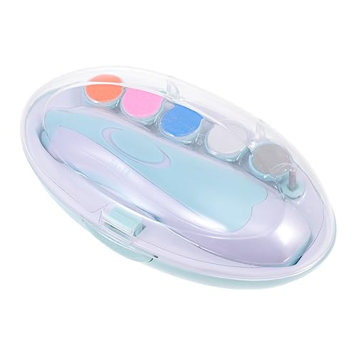 Kisangel 2 Pack Electric Nail File for Boys and Girls Boys and Girls Nail Trimmer Set Child-Safe Quiet Design for Little Ones
