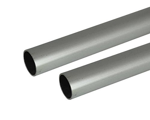 Amazon | アルミ丸パイプ 2m 1.0×10mm シルバー 2本組 オーダーメイド 