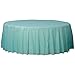 Amscan Robin's-Egg Blue Round Plastic Table Cover - 84