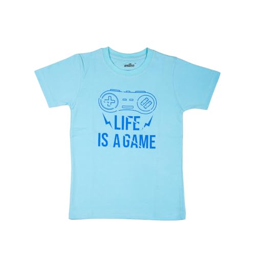 Image of 100% Cotton Printed Half Sleeve T-Shirts for Boys (Pack of 5)
