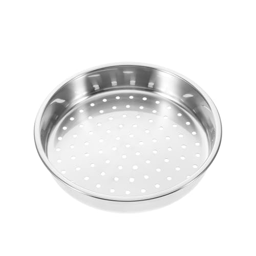 IMIKEYA olla de vapor para cocinar vaporera para ollas Vaporera para cangrejos Vaporera antiadherente vaporera de cocina canasta de vapor para bolas de masa hervida Acero inoxidable Silver