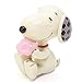 Enesco Peanuts by Jim Shore Snoopy with Ice Cream Miniature Figurine, 2.75 Inch, Multicolor