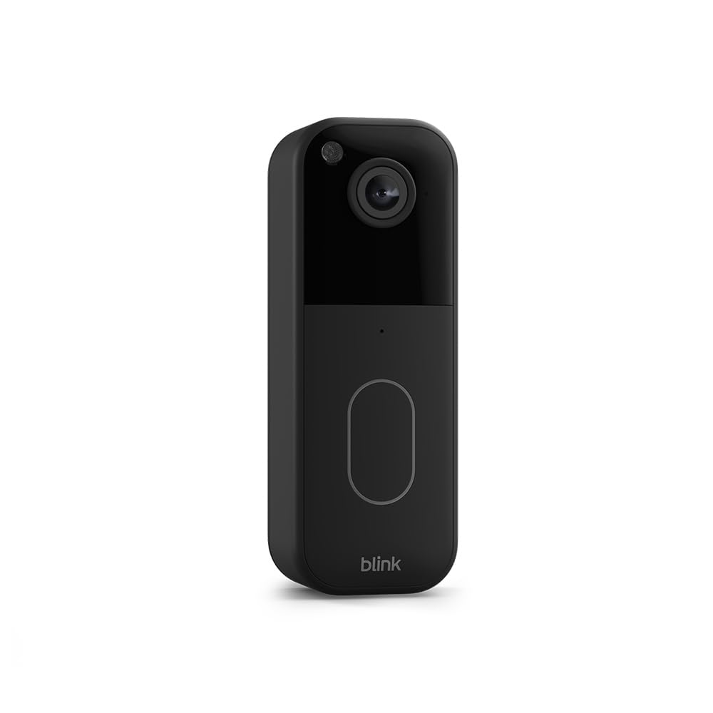 Blink Nuevo videotimbre Blink adicional | Vídeo HD de cuerpo entero, autonomía de dos años, configuración sencilla, IP-65 | Compatible con Alexa | Requiere un módulo de sincronización, no incluido (negro)