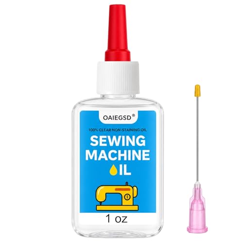 NEW 1oz Fine Light Sewing Machine Oil, with Precision Applicator,...